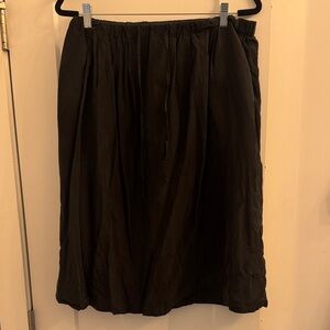Madewell Black A-Line Skirt